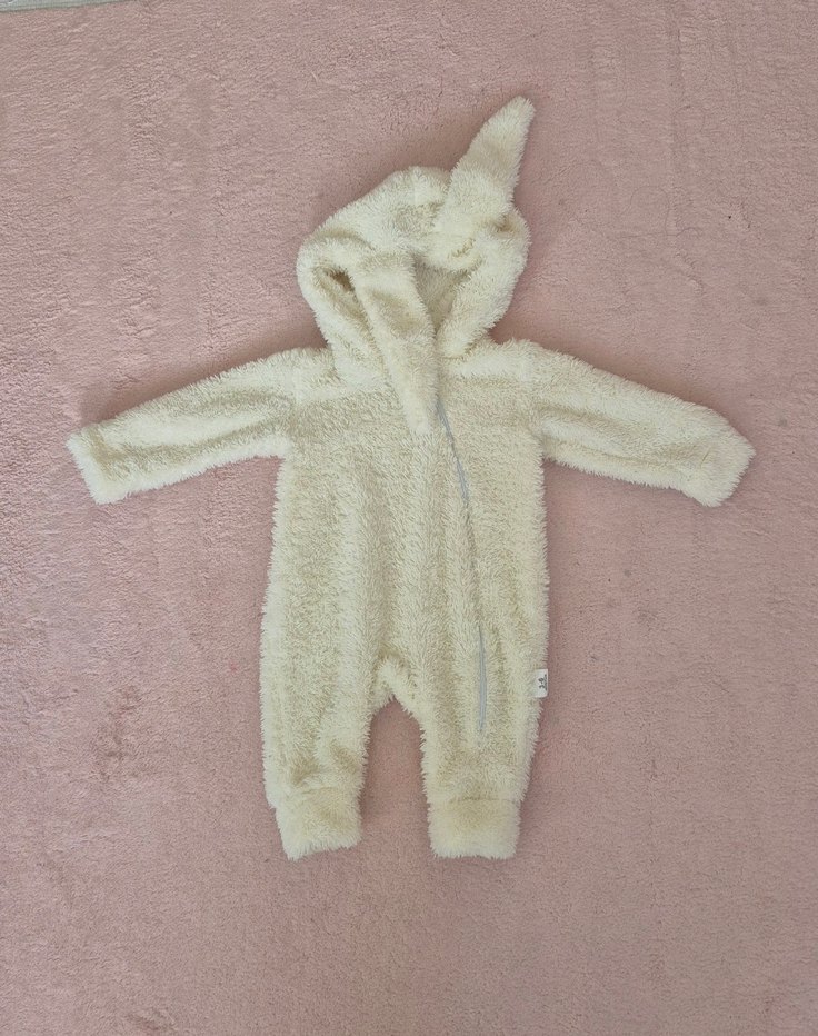 unisex bebek tavşan tulum - Görsel 2