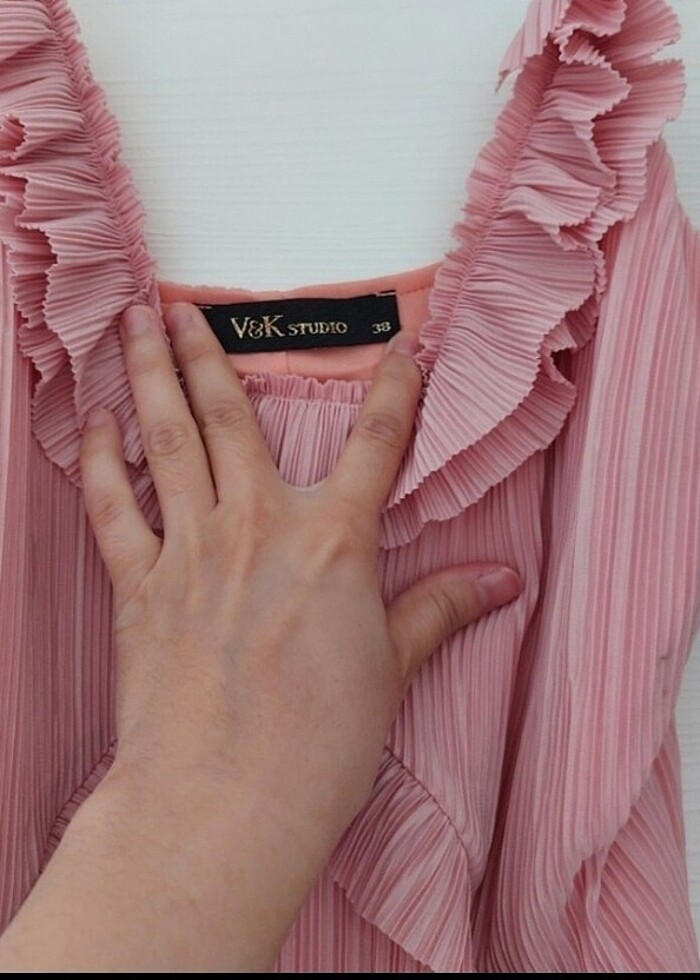 Askılı prenses abiye elbise - Görsel 3