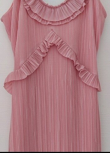 Askılı uzun prenses abiye elbise - Görsel 2