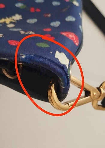 Aker marka çiçekli çanta - Görsel 9