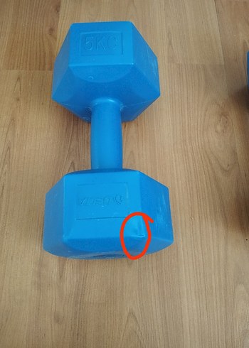 Delta Marka Mavi Renkli 5 Kg Egzersiz Dambılları - Görsel 6