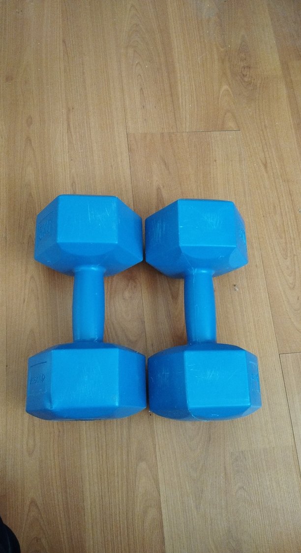 Delta Marka Mavi Renkli 5 Kg Egzersiz Dambılları - Görsel 5