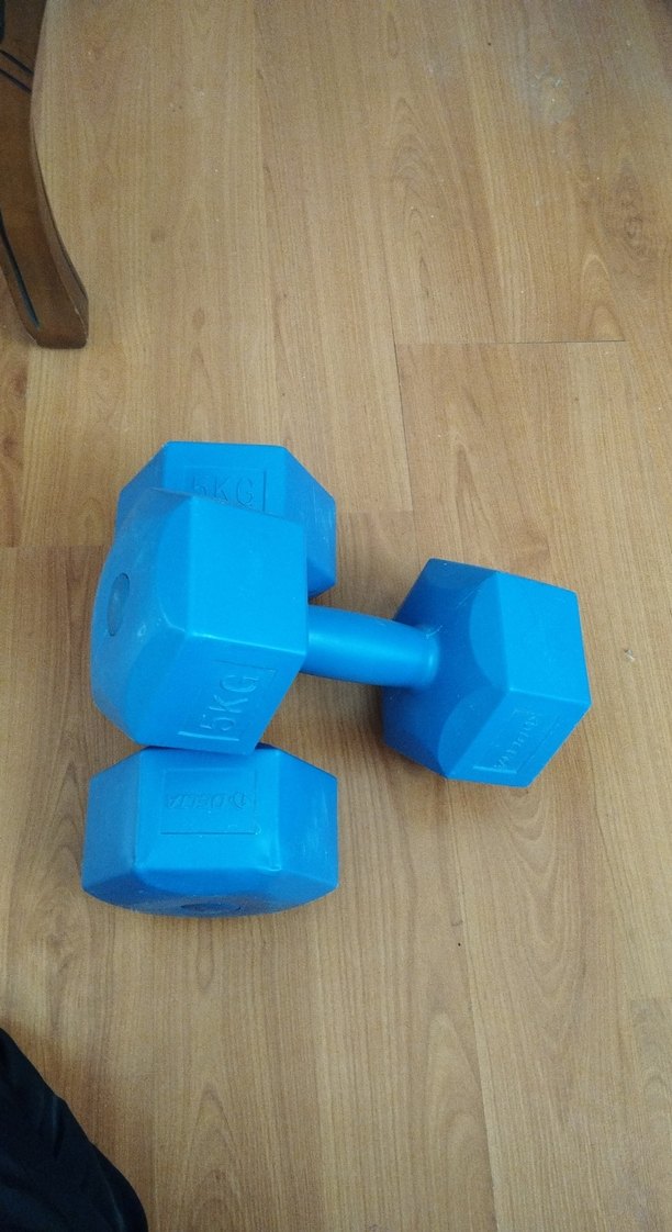 Delta Marka Mavi Renkli 5 Kg Egzersiz Dambılları - Görsel 4