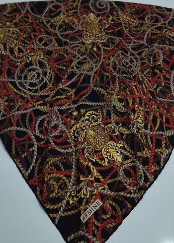 Yüzde yüz twil ipek eşarp - Görsel 6