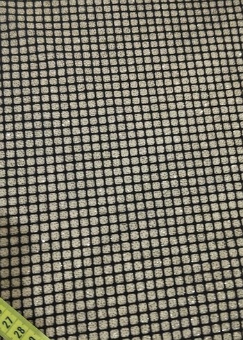 siyah Gold simli kumaş - Görsel 5