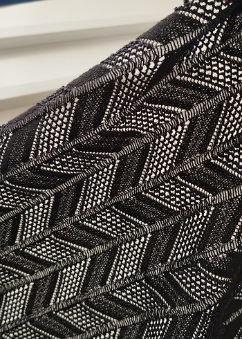 siyah triko kumaş - Görsel 5