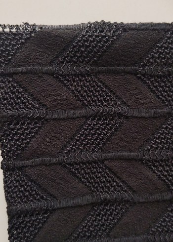 siyah triko kumaş - Görsel 8