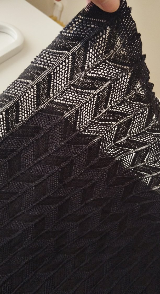 siyah triko kumaş - Görsel 3