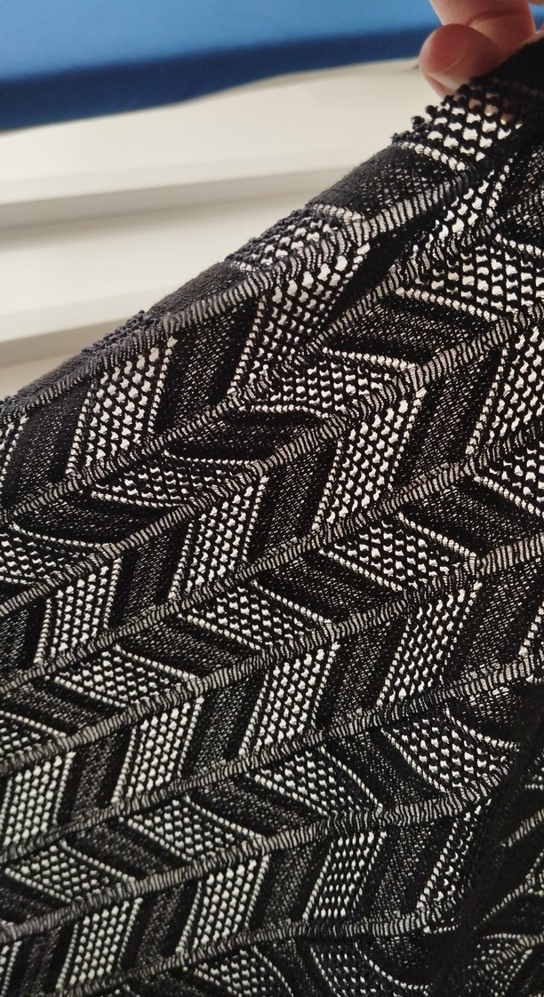 siyah triko kumaş - Görsel 5