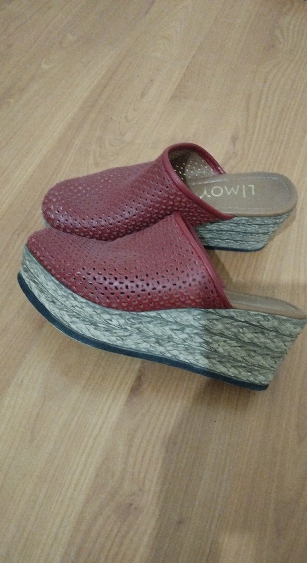 hakiki deri dolgu topuk terlik - Görsel 2