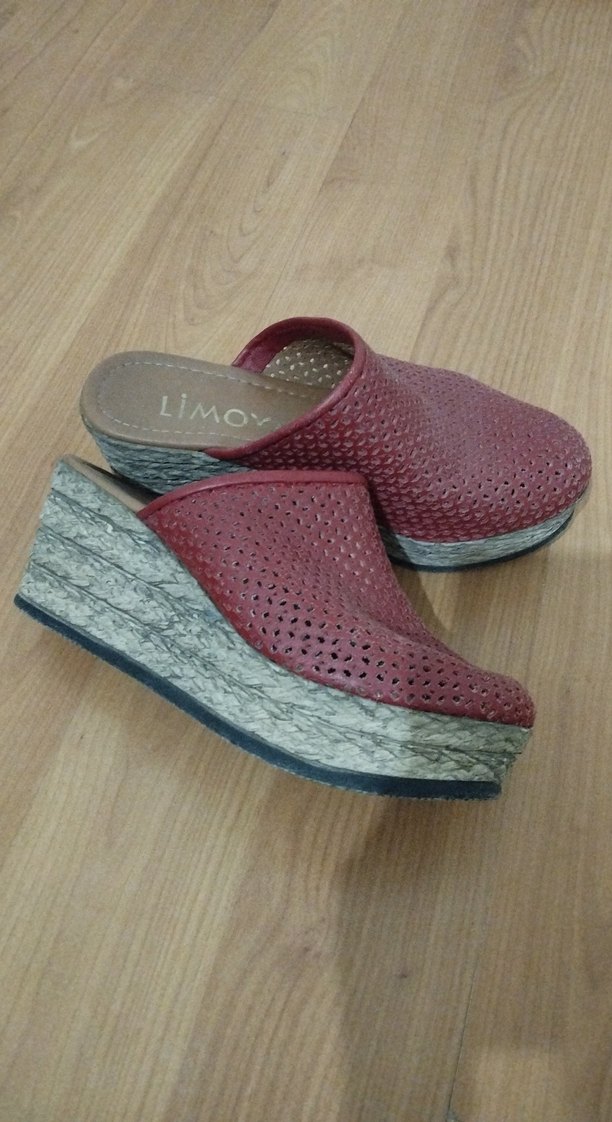 hakiki deri dolgu topuk terlik - Görsel 5