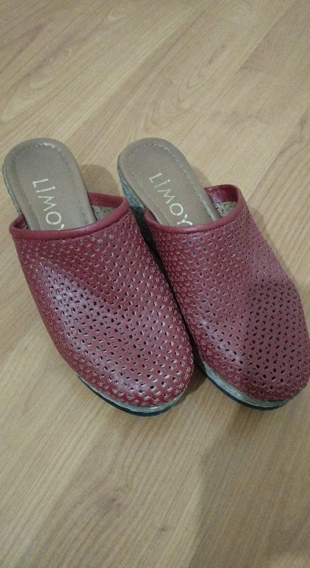 hakiki deri dolgu topuk terlik - Görsel 4