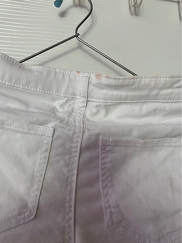 xs Beden H&M beyaz kot şort