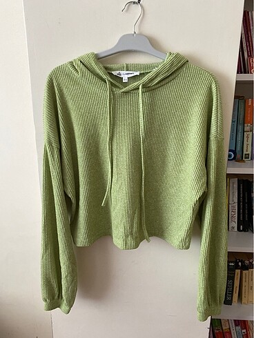 yeşil sweatshirt