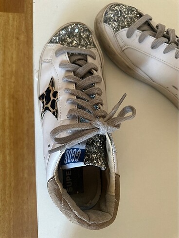 39 Beden beyaz Renk Golden Goose Eskitme model spor ayakkabı