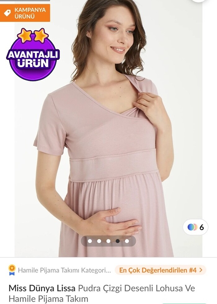 Lohusa pijama - Görsel 4