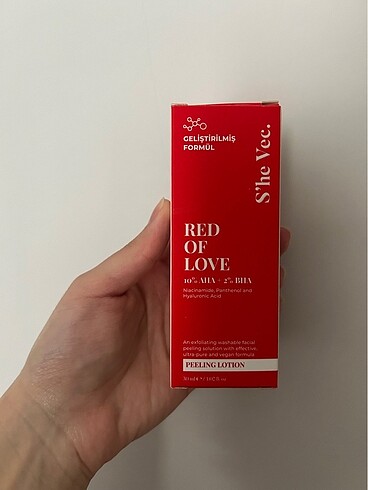 S?he Vec Red Of Love Peeling Lotion