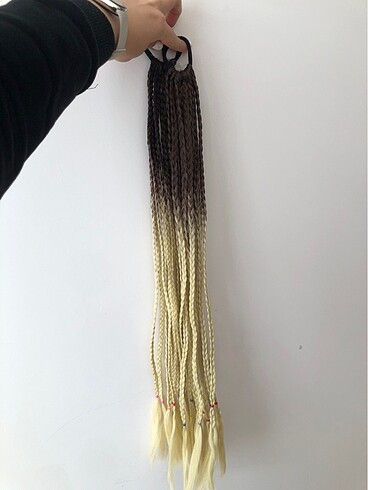 Diğer Afrika örgüsü toka 2 li 60 cm uzunlukta