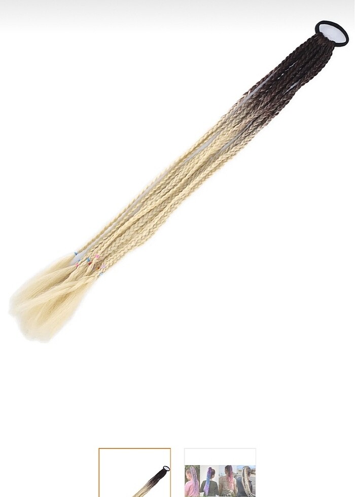 Afrika örgüsü toka 2 li 60 cm uzunlukta - Görsel 3