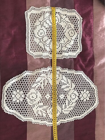  Beden 2 parça, el işi dantel