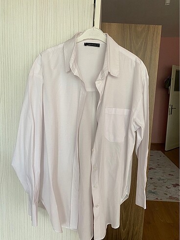 Beyaz Oversize gömlek