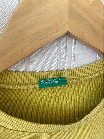 10 Yaş Beden Benetton Hardar Sarısı Kazak