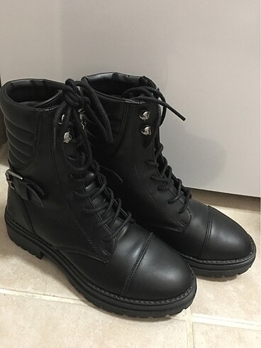 36 Beden siyah Renk Lumberjack kadın bot