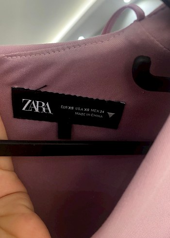 Piliseli V Yakalı Pembe Mini Elbise - Görsel 6