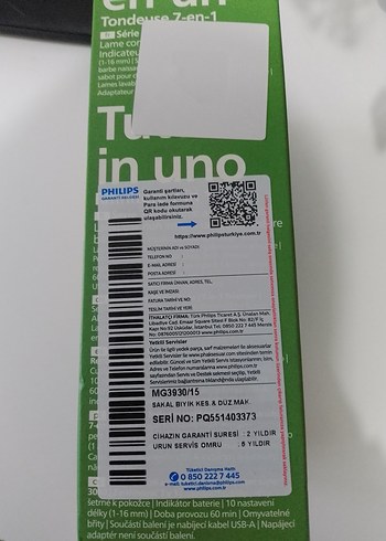 Philips 7'si 1 Arada Tıraş Makinesi - Görsel 5