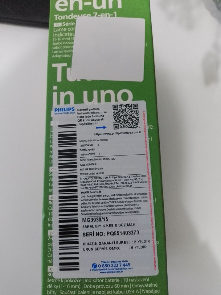 Philips 7'si 1 Arada Tıraş Makinesi - Görsel 4
