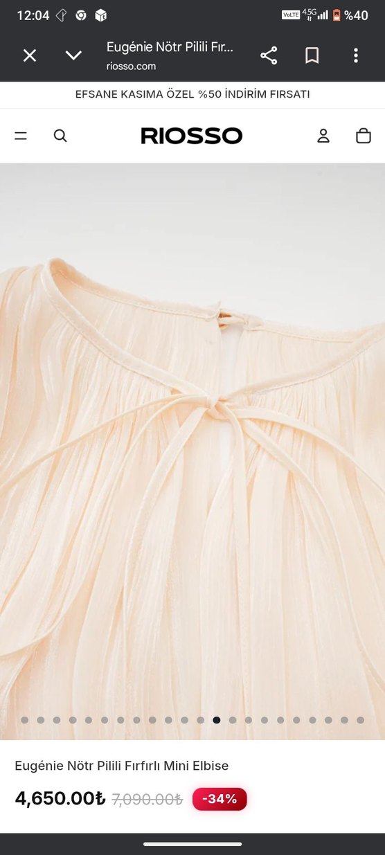 RİOSSO  Mini TREND  Elbise - Görsel 4