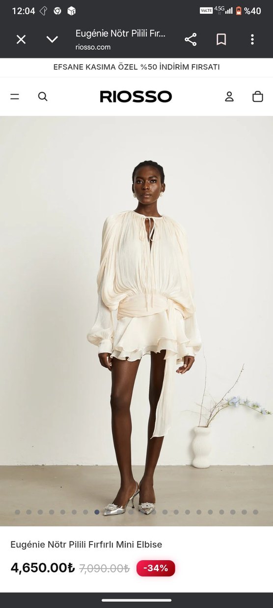 RİOSSO  Mini TREND  Elbise - Görsel 5