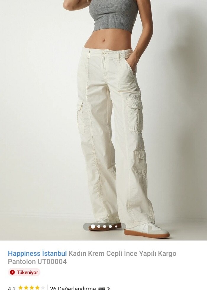 Happiness İstanbul paraşüt pantolon  - Görsel 2
