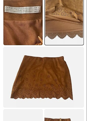 xs Beden kahverengi Renk Zara etek