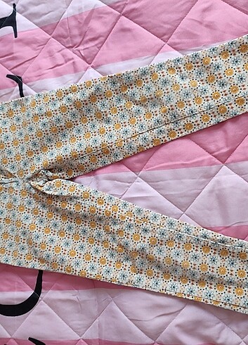 8 Yaş Beden çeşitli Renk Kadife dar paça pantolon 