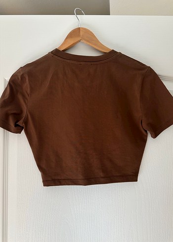 Twist Kahverengi twist Crop Top