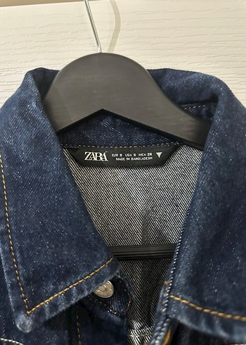 Kadın Lacivert Denim Uzun Kollu Tulum - Görsel 4