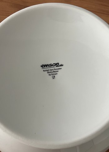 Gri Desenli Beyaz Porselen Çorba tenceresi - Görsel 3