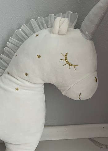 Beyaz Unicorn Peluş Oyuncak - Görsel 2