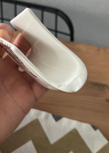 Kelebek ve Dal Desenli Beyaz peçetelik - Görsel 3