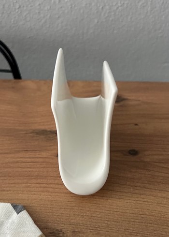 Çiçek Desenli Beyaz peçetelik - Görsel 2