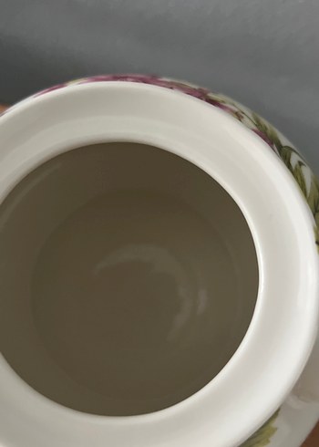 Mor Çiçekli Pastel Renkli Çaydanlık - Görsel 3