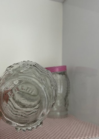 Turkuaz Kapaklı Baykuş Desenli Cam Kupa - Görsel 3