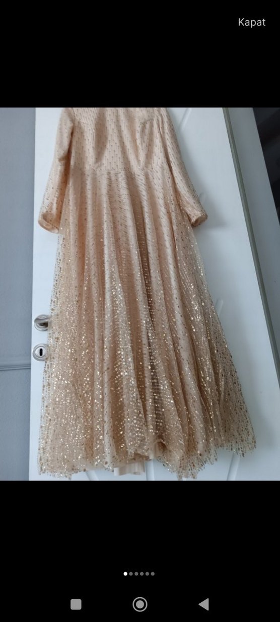 Desenli Uzun Bohem Elbise - Görsel 2