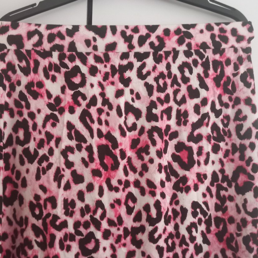 Leopar Desenli Pembe Etek - Görsel 2