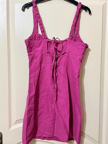 Zara Pembe kısa elbise