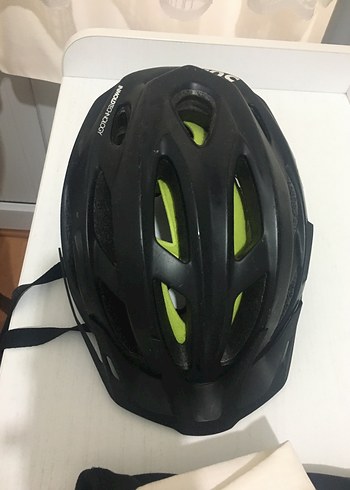 Siyah B'Twin M Biker Kask Velcro - Görsel 2