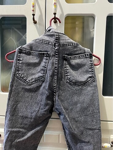 xs Beden gri Renk Kot pantolon