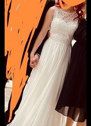 36 Beden beyaz Renk Nikah elbisesi