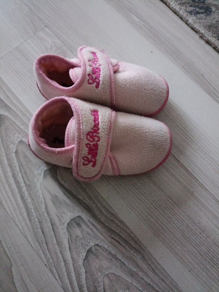 Kız Çocuk Pembe Polar Ev Terliği - Görsel 2